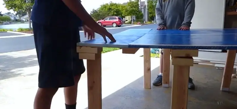 how to make a ping pong table easy
