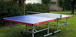 what are ping pong tables made of