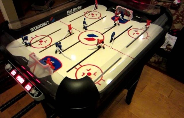 bubble hockey tables
