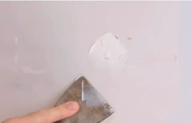 how to fill nail holes in wall