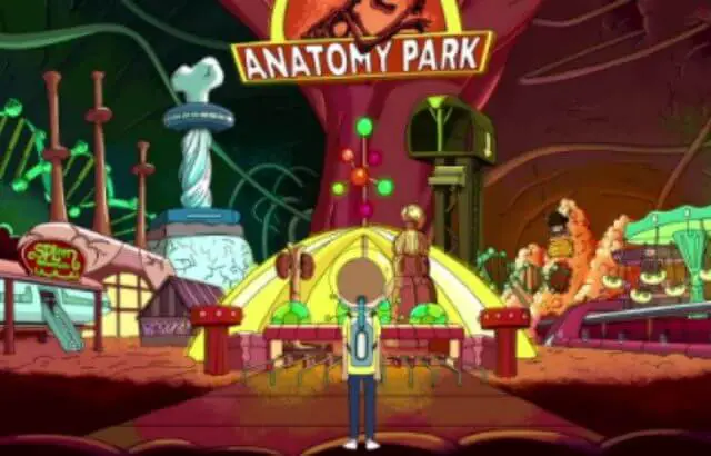 rick and morty board game anatomy park