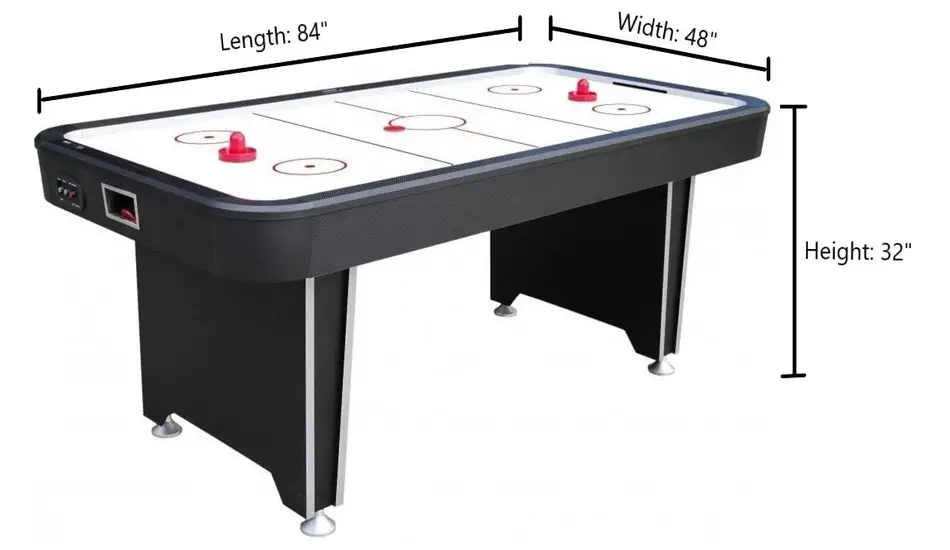 Air Hockey Table Dimensions